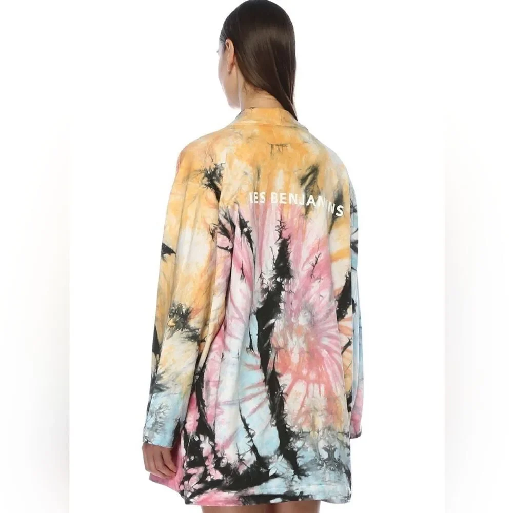 Les Benjamins Oversize Batik Kimono Jacket Size M